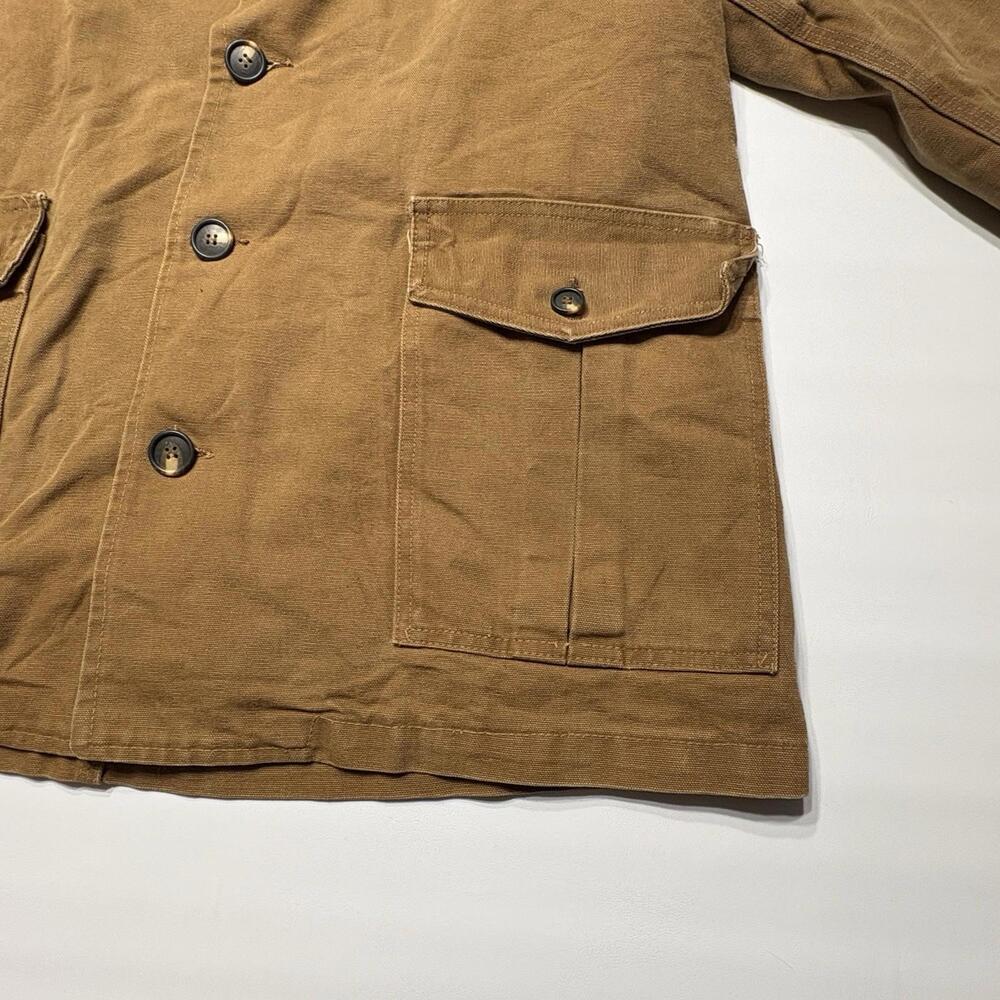 Vintage One-Of-A-Kind Carhartt Sherpa Lined Chore Jacket Men's Size Large - Picture 5 of 16
